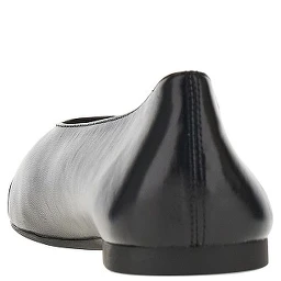 'Charlie' nappa leather ballerinas