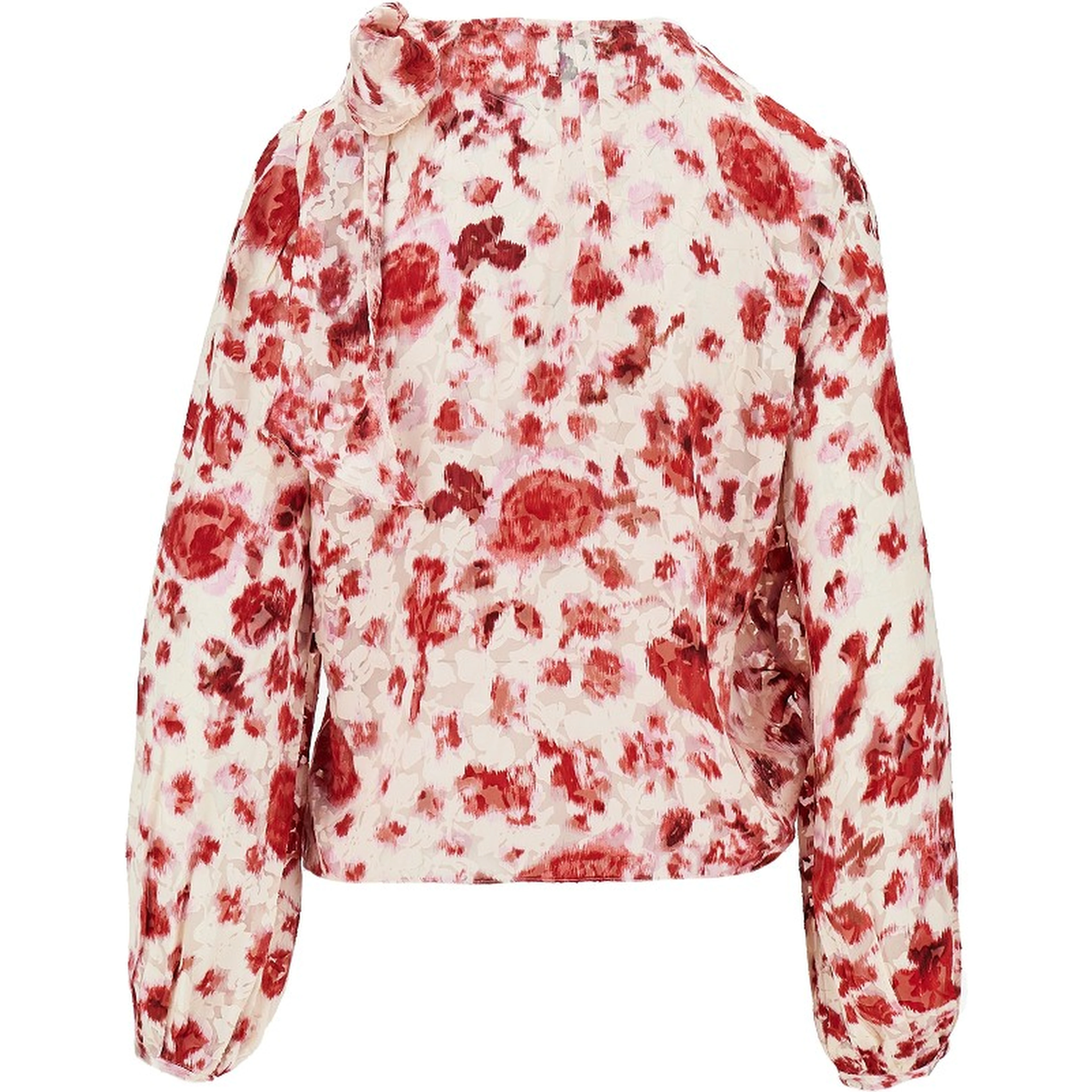 Printed silk 'Firma' blouse
