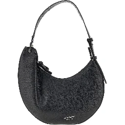 'Emporio Armani 1981' grain leather hobo bag