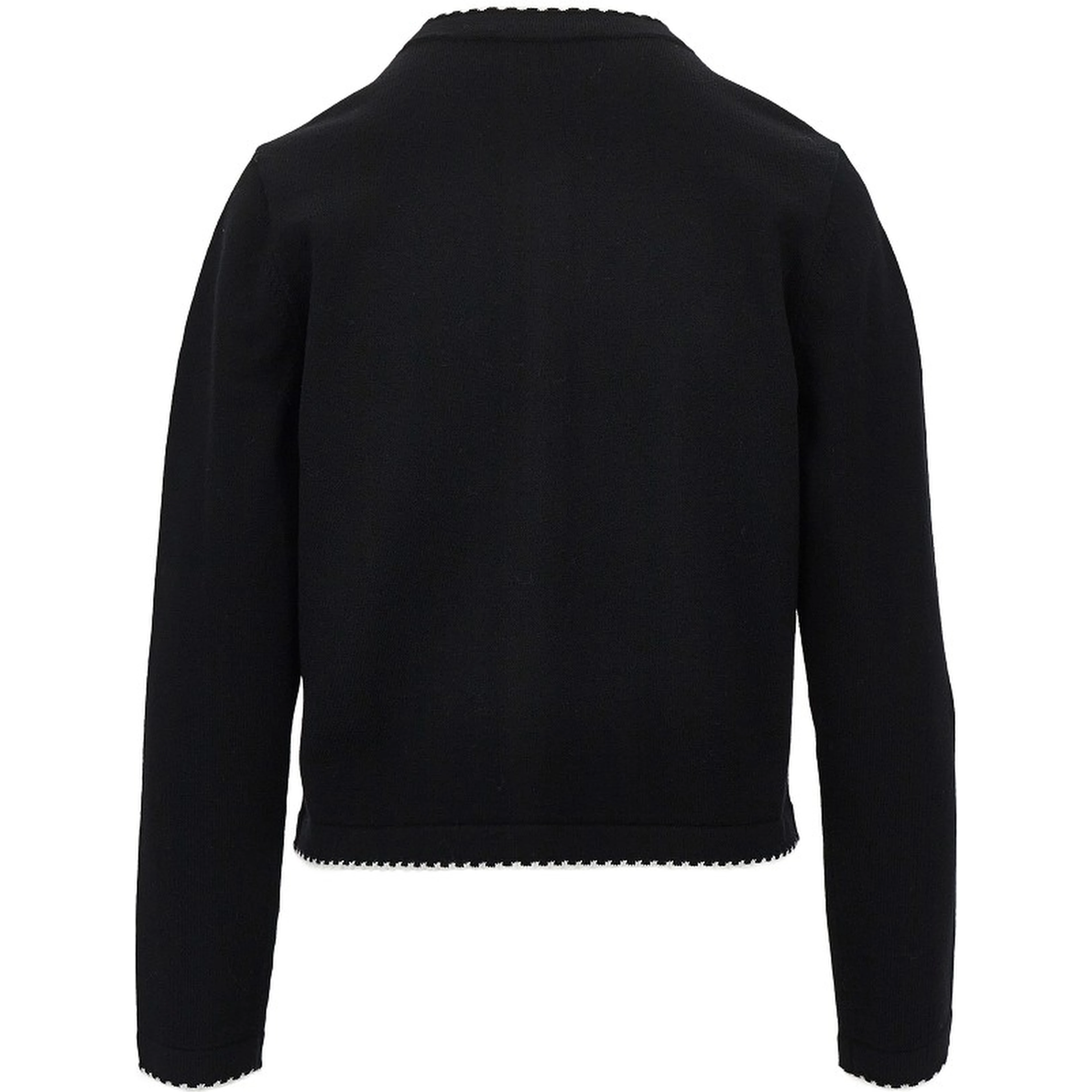 'Kendra' cardigan with scalloped edges