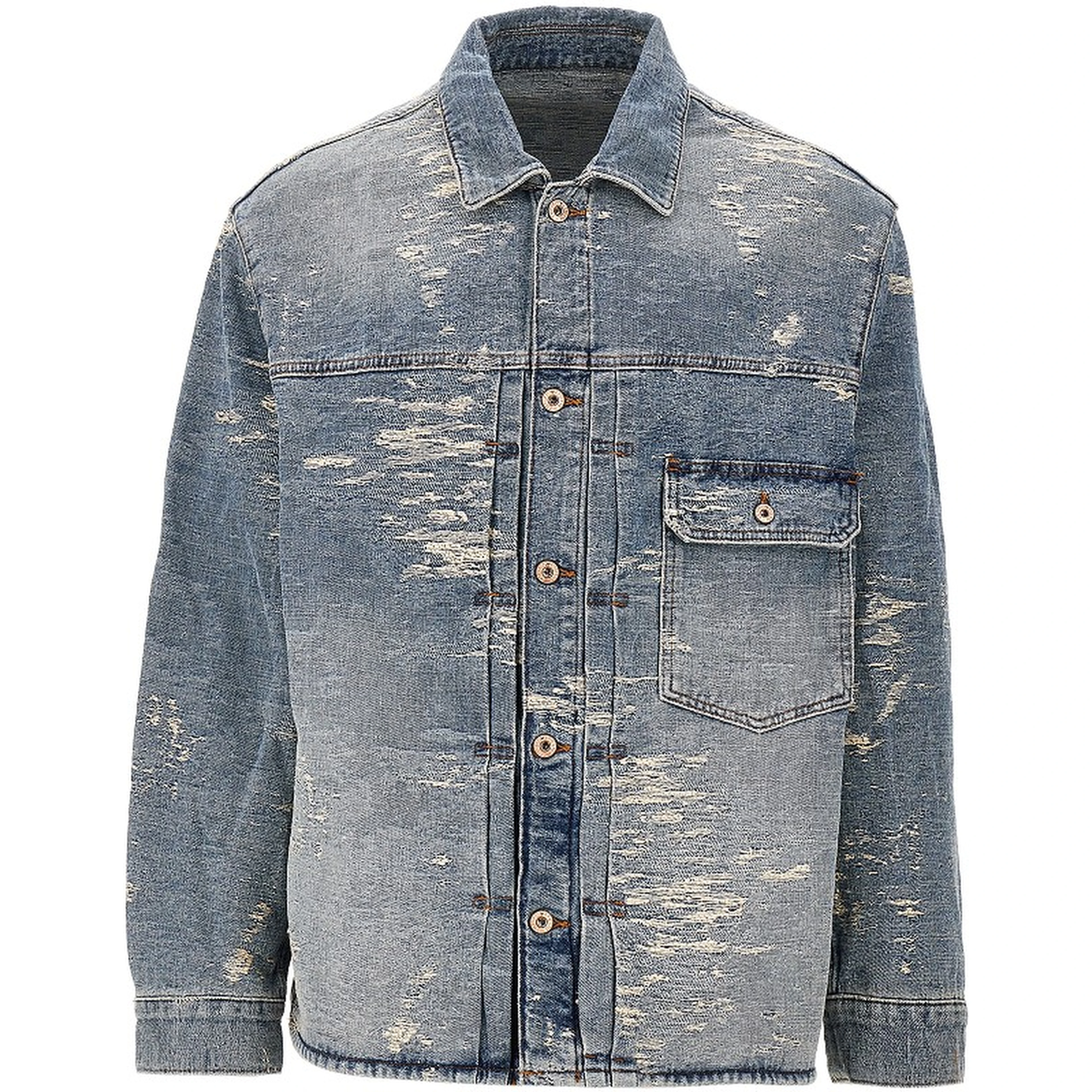 Vintage effect denim jacket