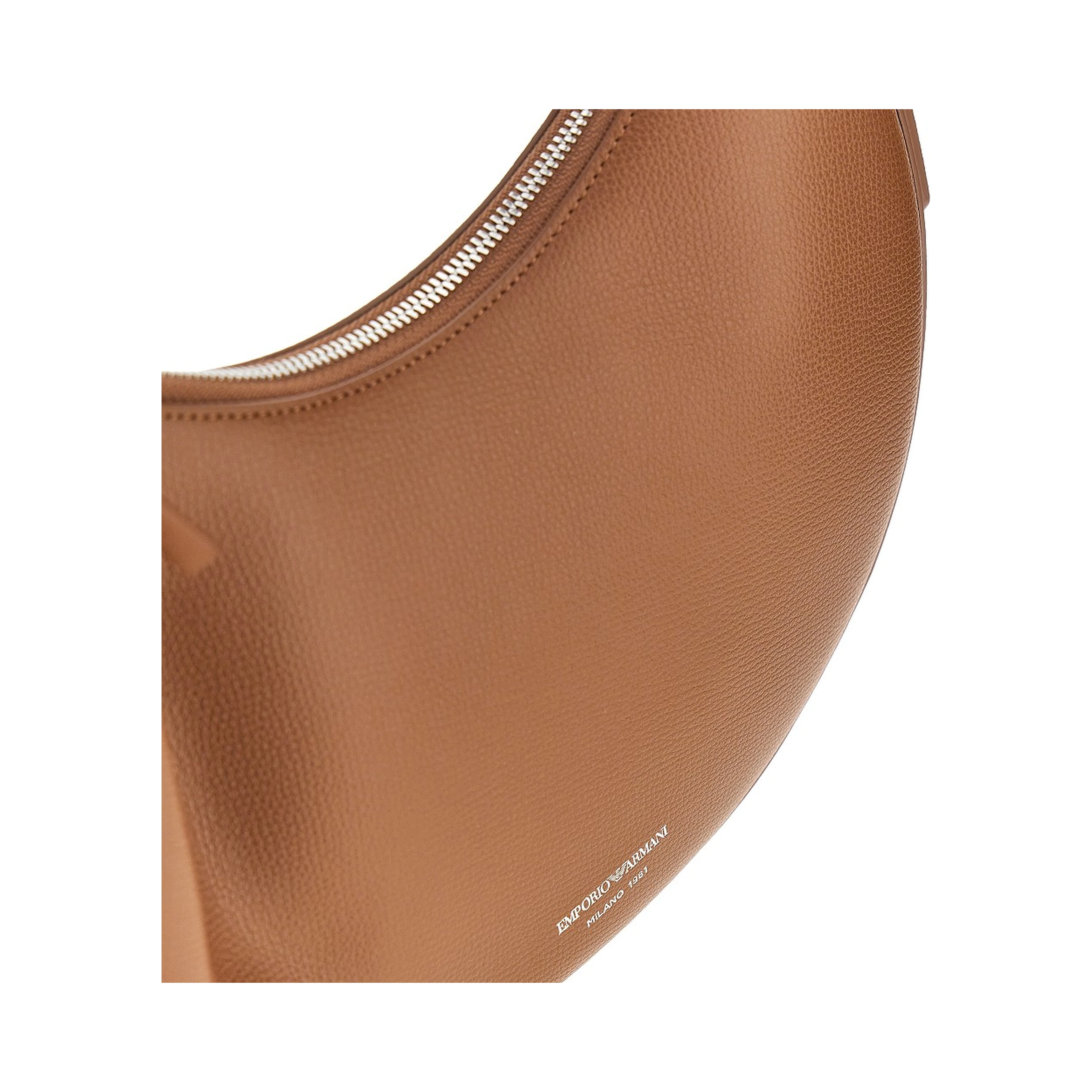 'Emporio Armani 1981' grain leather hobo bag