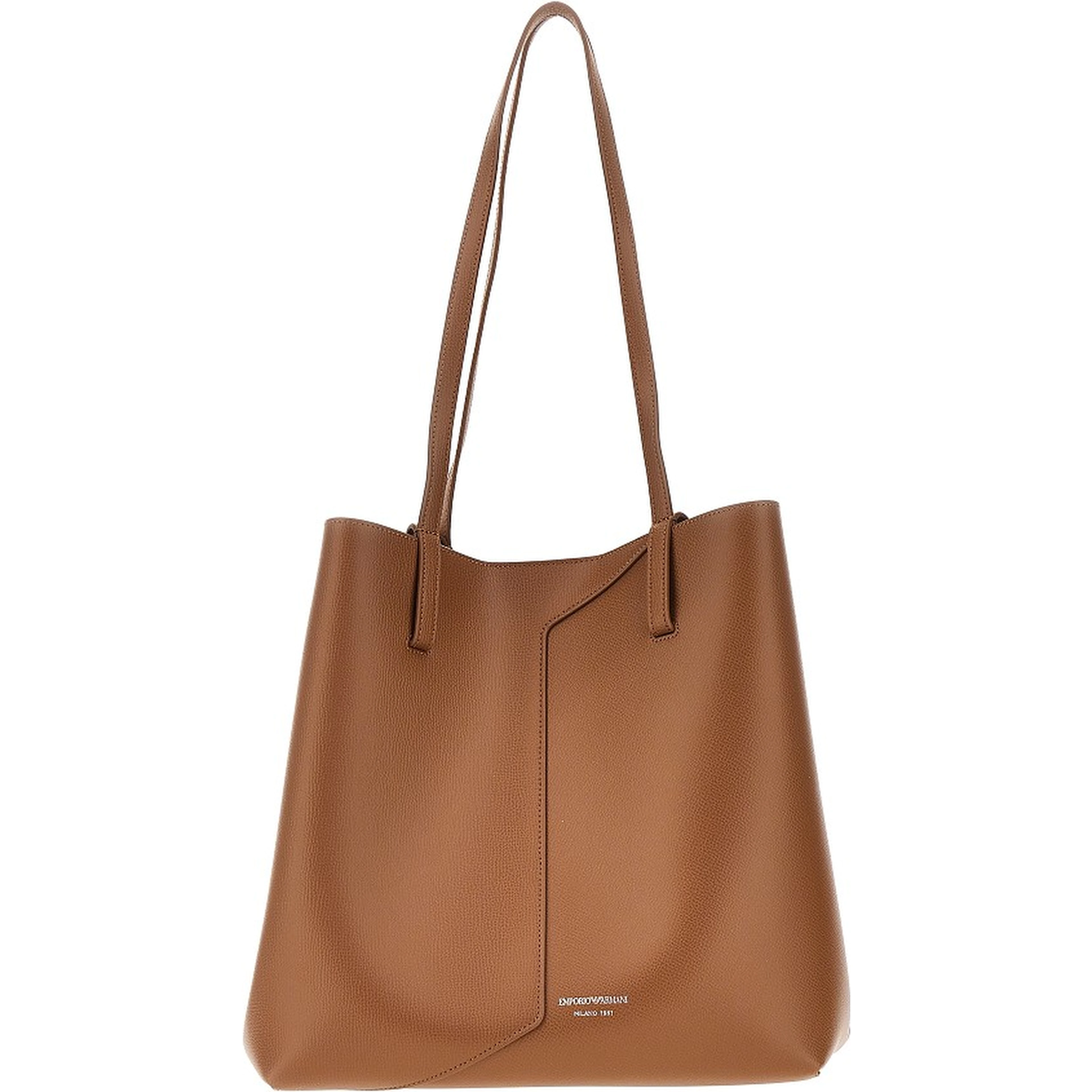 'Emporio Armani 1981' leather shopping bag