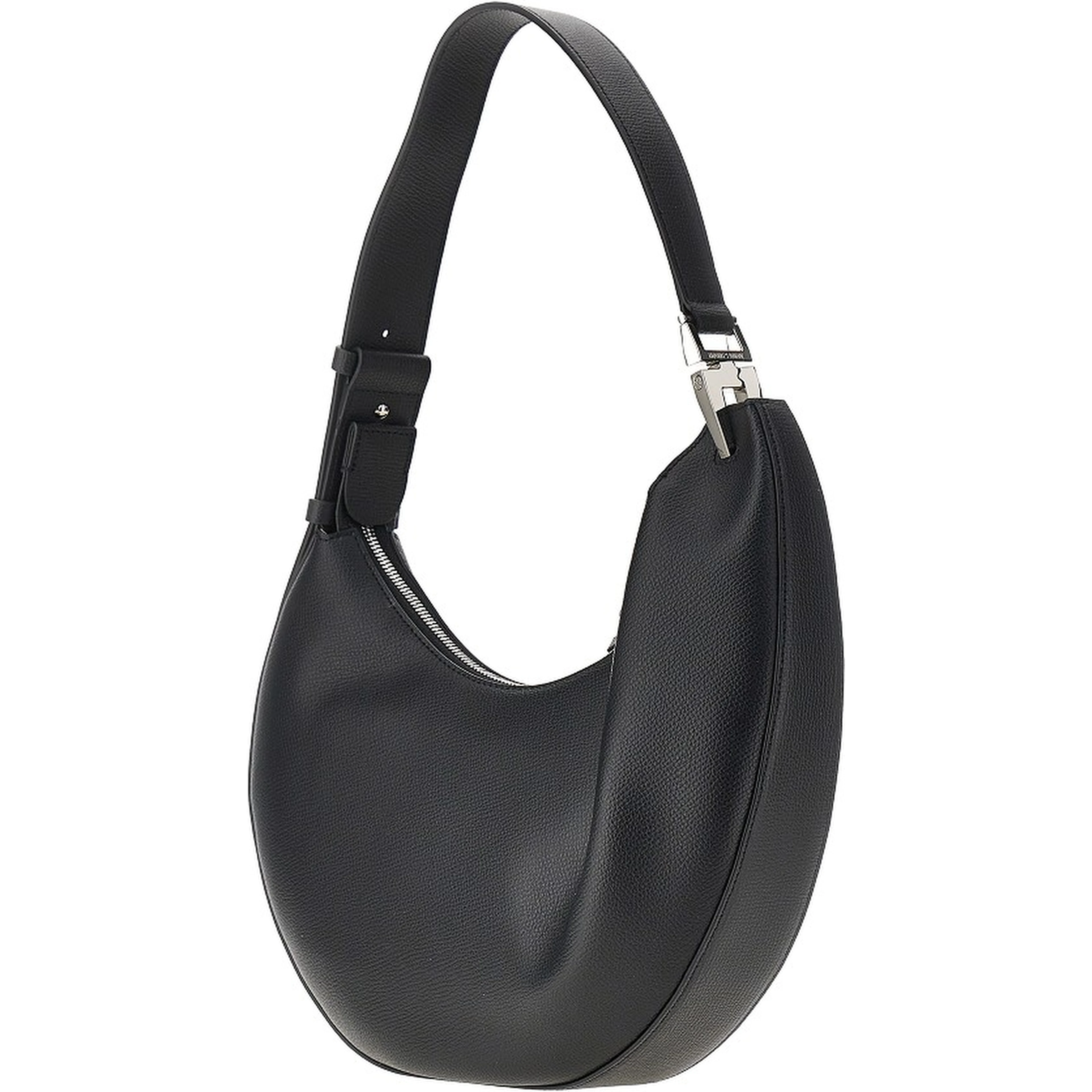 'Emporio Armani 1981' grain leather hobo bag