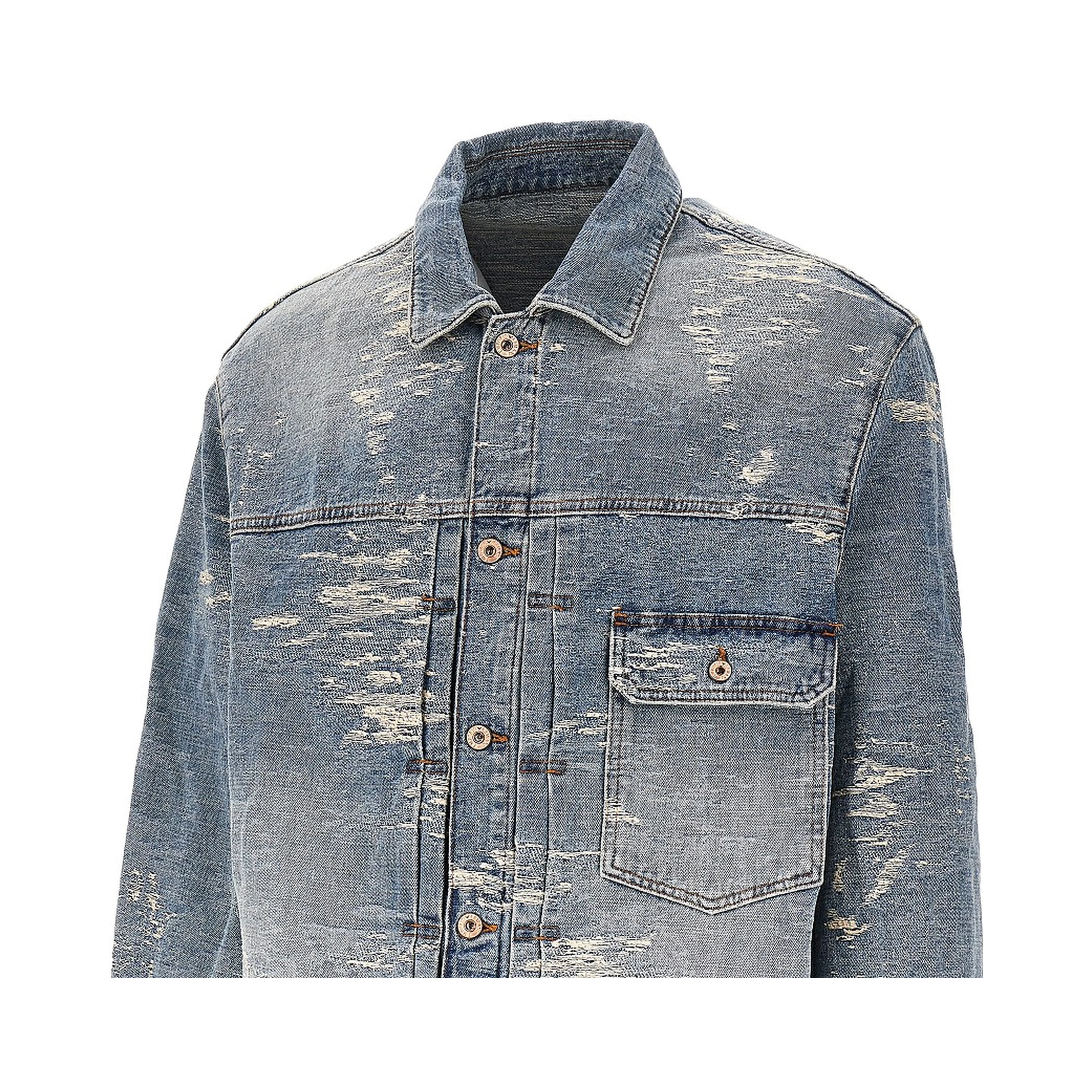 Vintage effect denim jacket