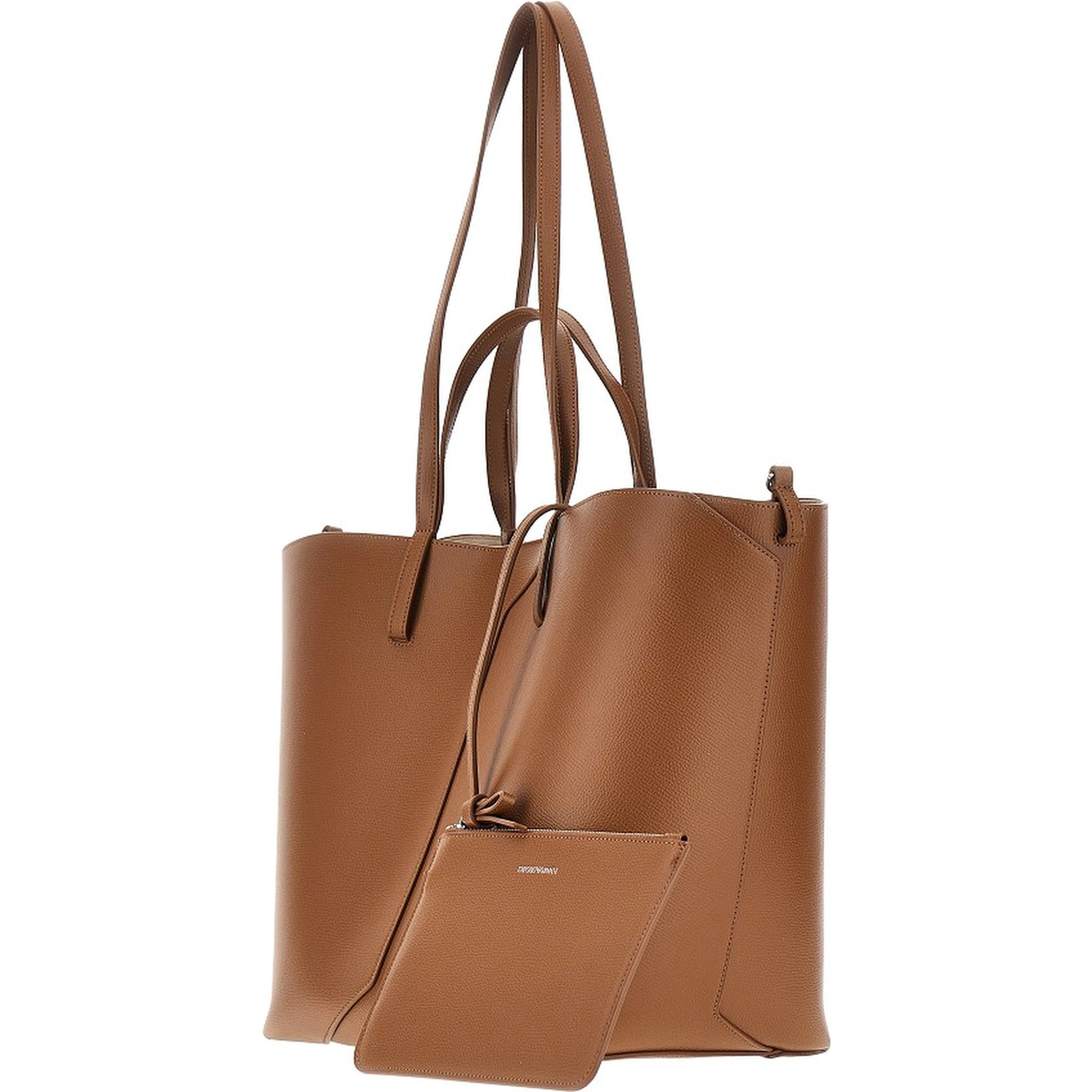 'Emporio Armani 1981' leather shopping bag
