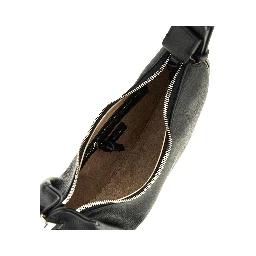'Emporio Armani 1981' grain leather hobo bag