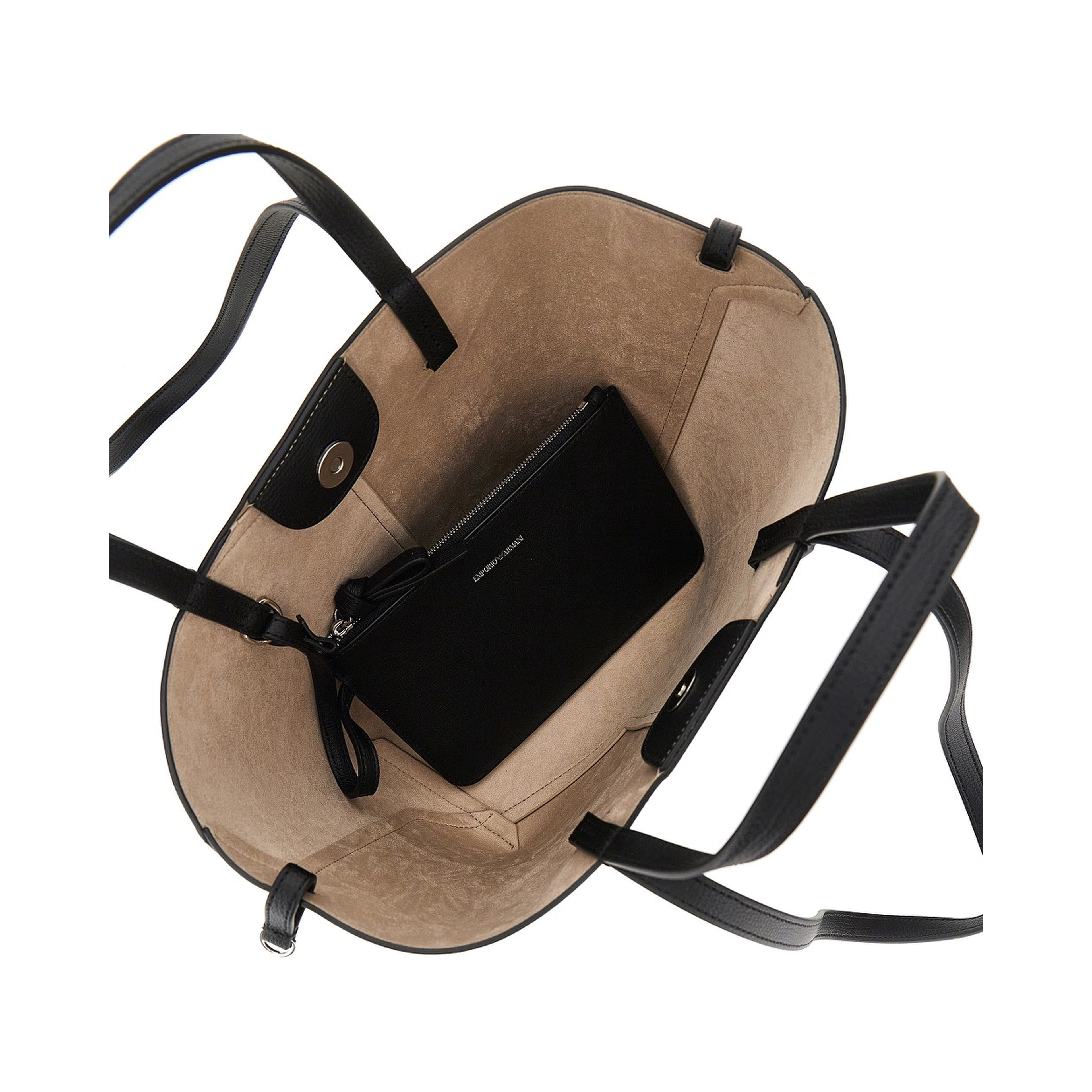 'Emporio Armani 1981' leather tote bag