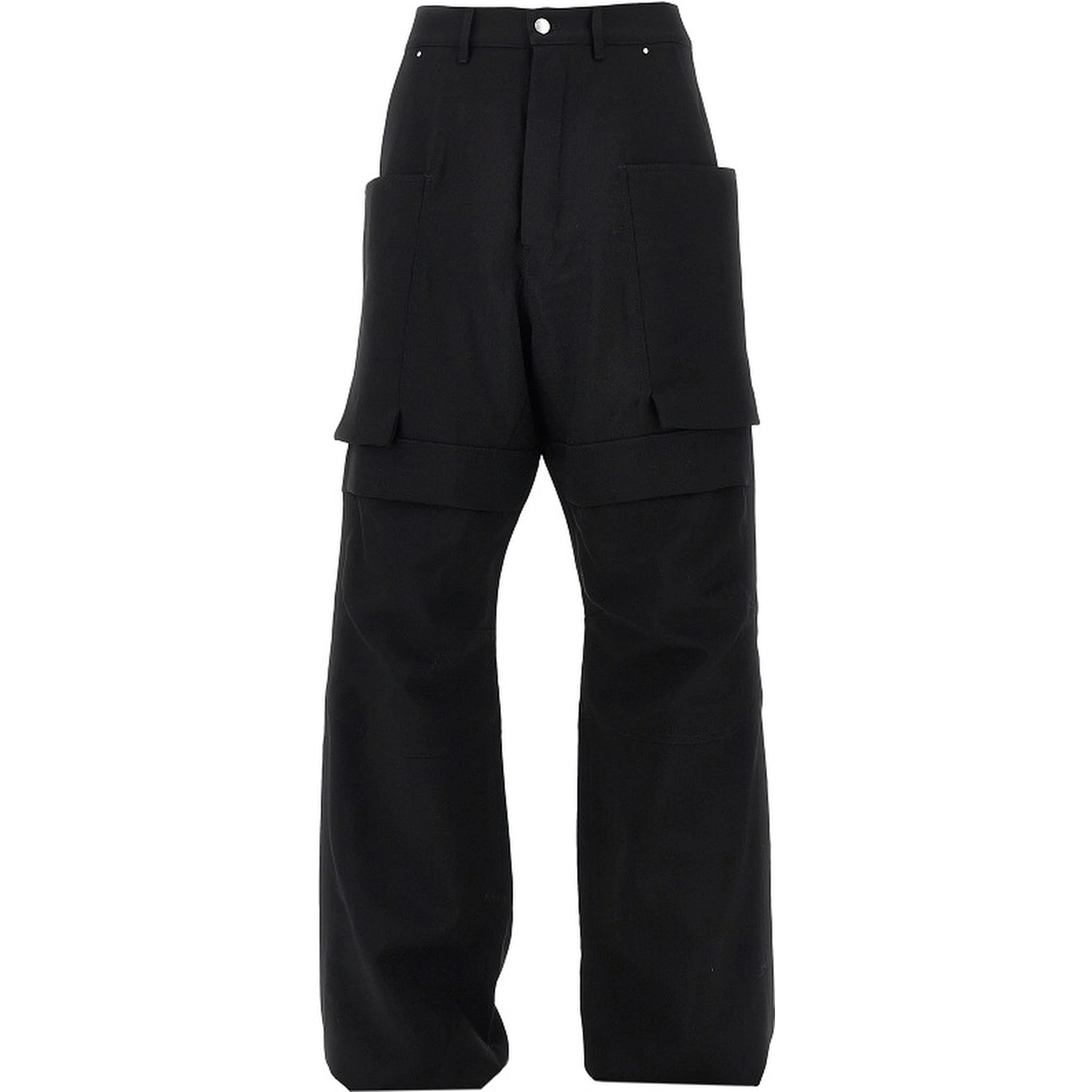 Wool canvas 'Stefan' cargo pants