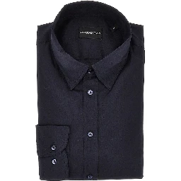 Cotton-blend technical poplin shirt