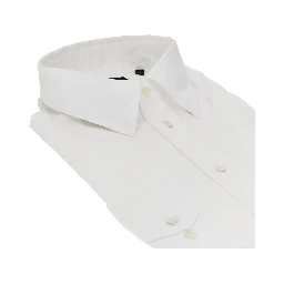 Cotton-blend technical poplin shirt