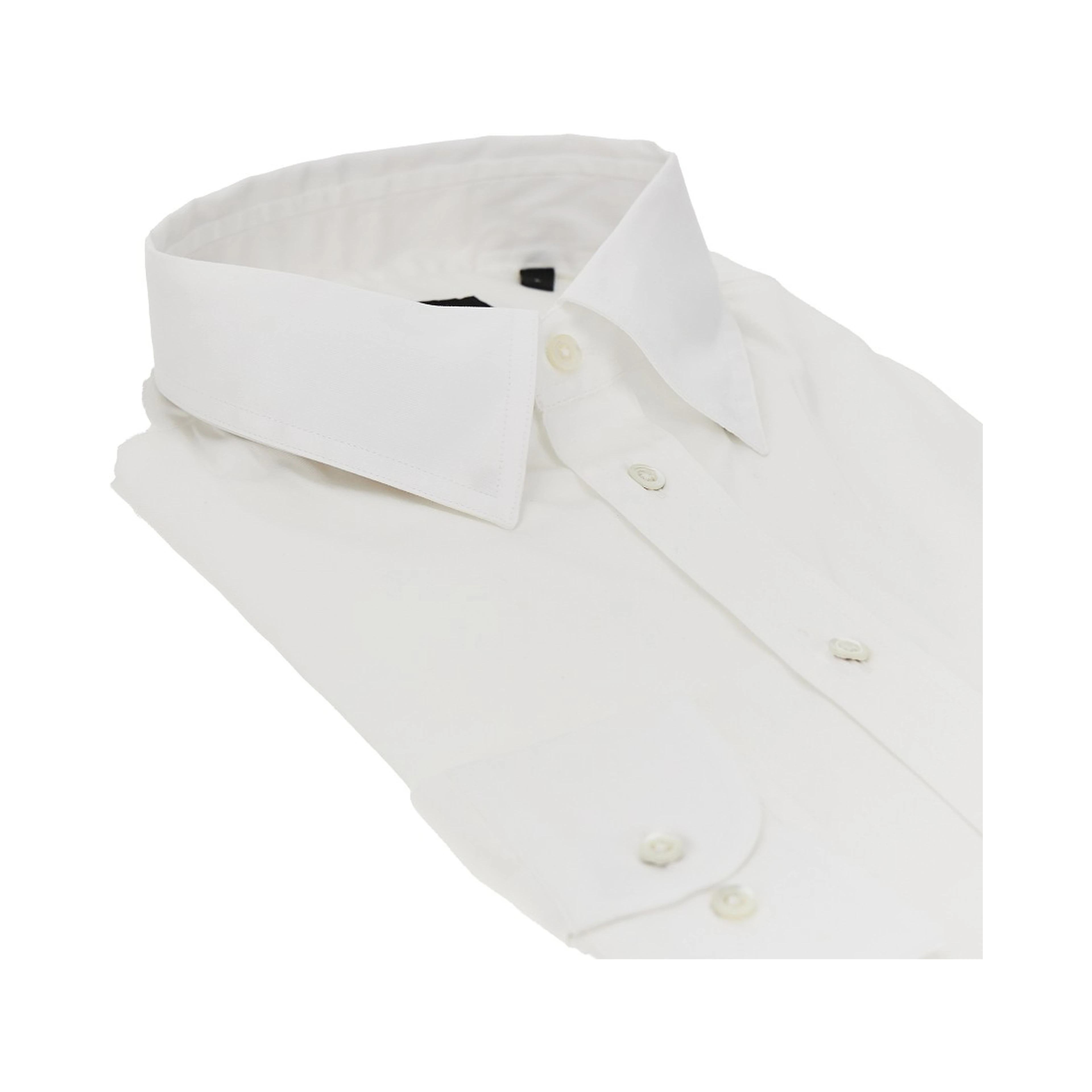 Cotton-blend technical poplin shirt