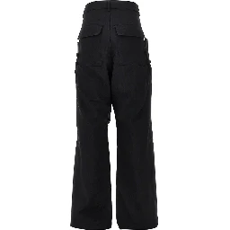 Wool canvas 'Stefan' cargo pants