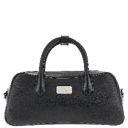 Nappa leather medium bowling bag