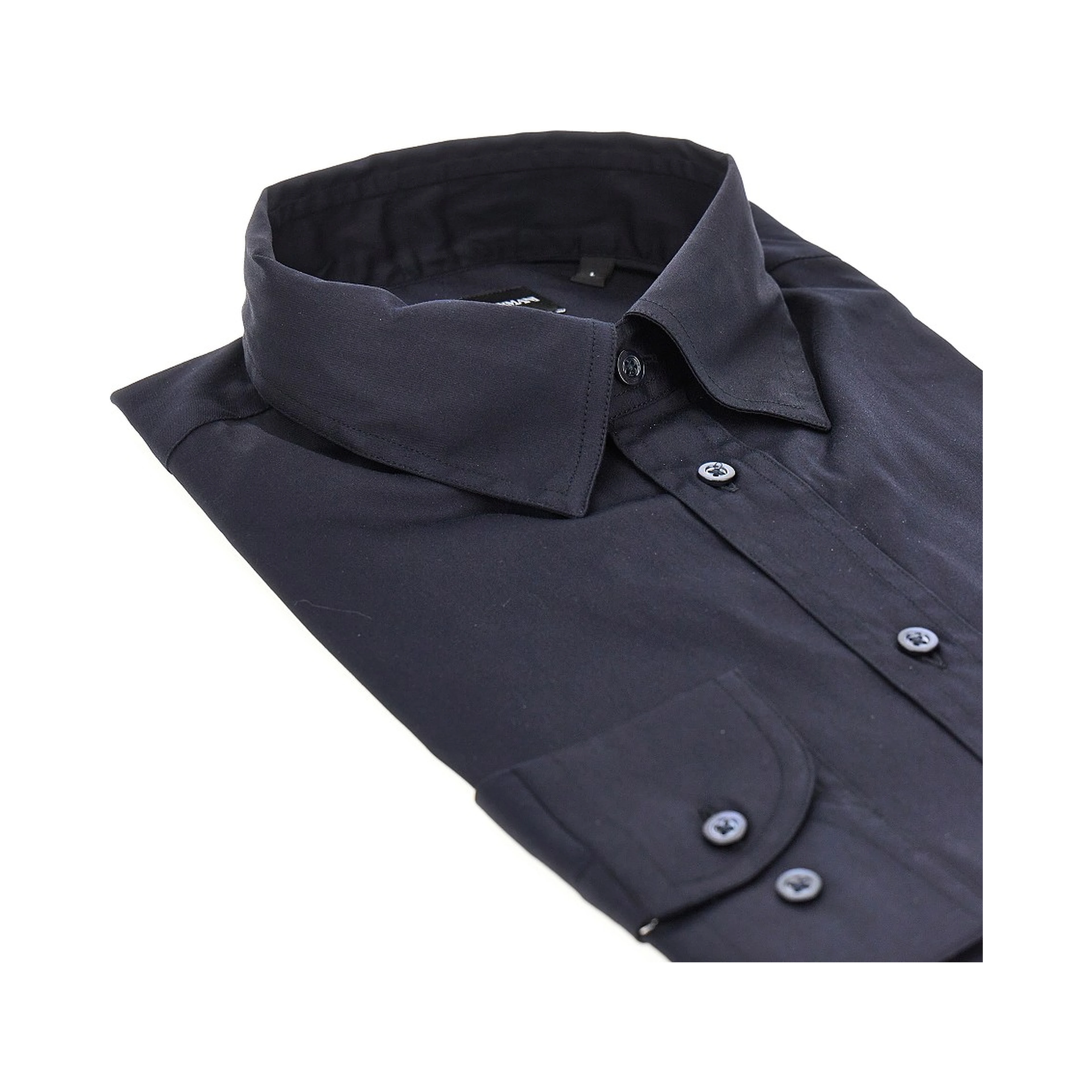 Cotton-blend technical poplin shirt