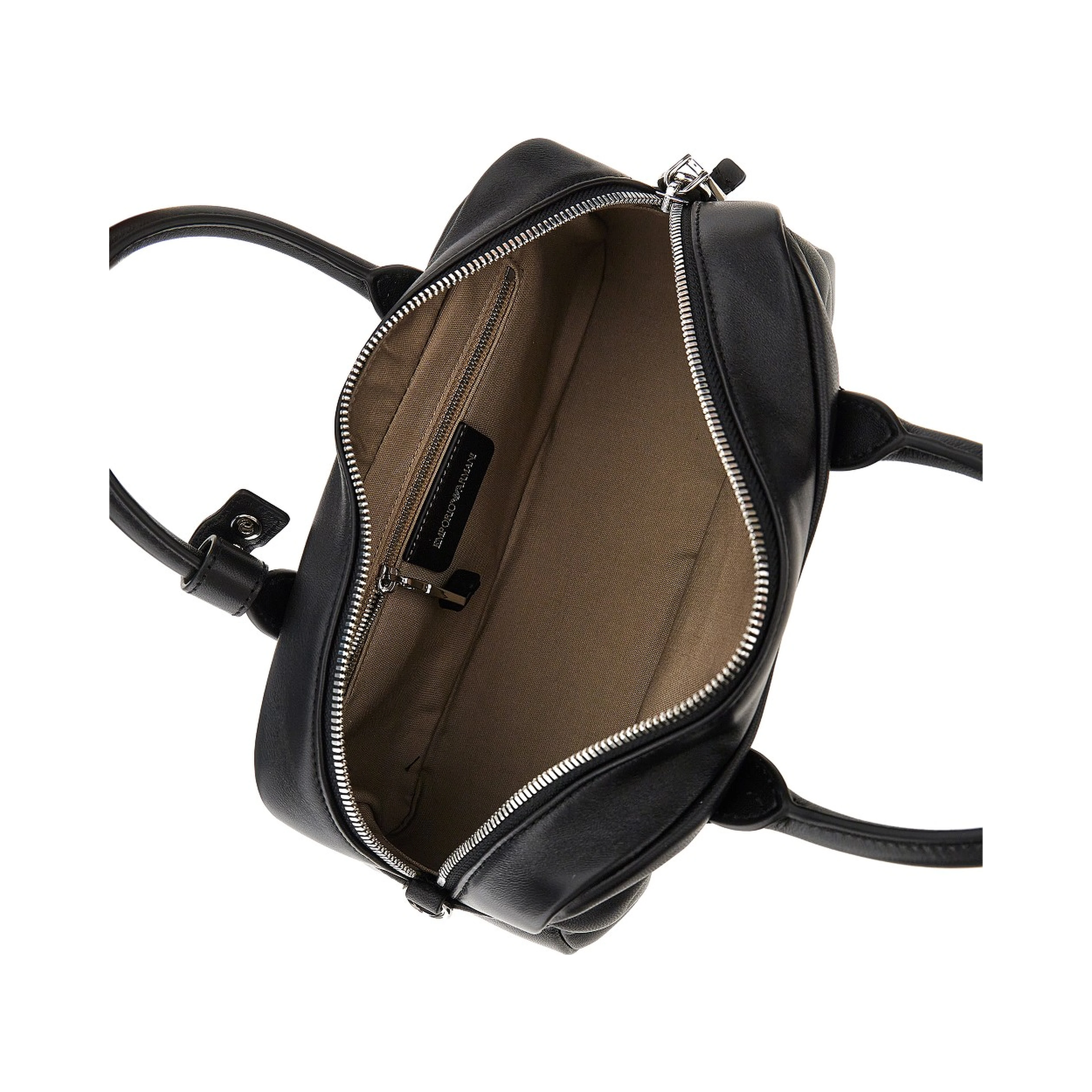 Nappa leather medium bowling bag