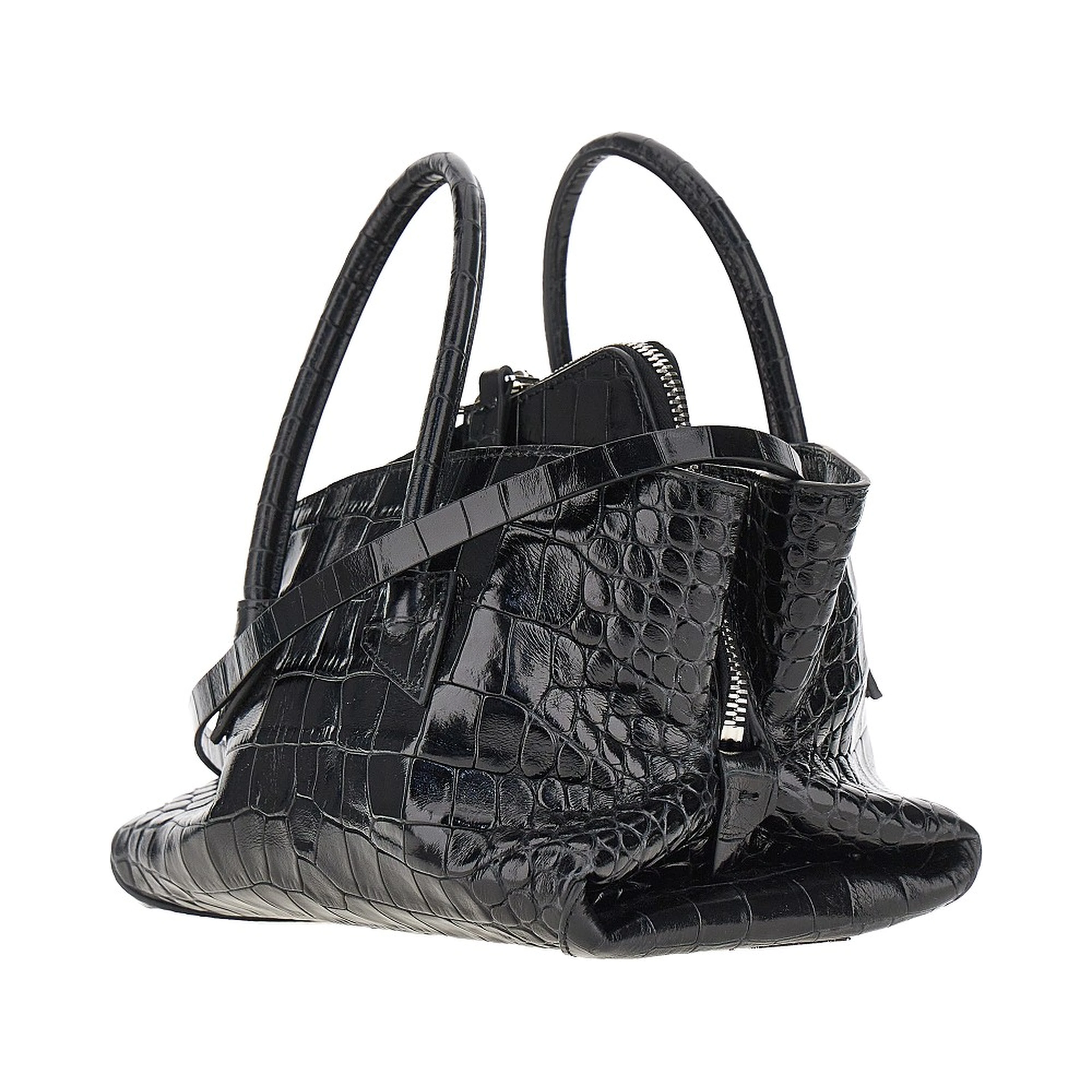 Leather mini 'La Passeggiata' bag