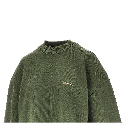 Oversized sweatshirt with moulded hem