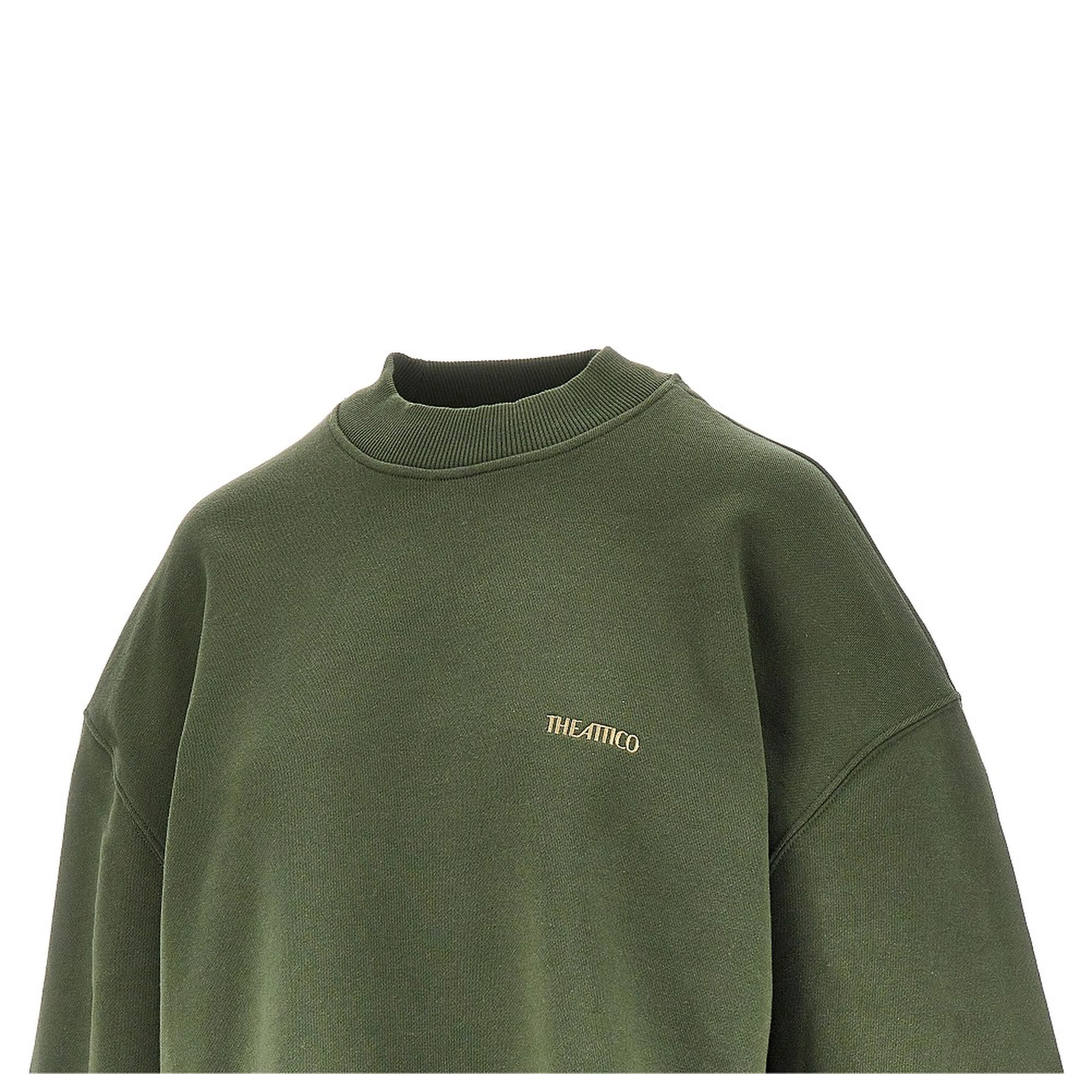 Oversized sweatshirt with moulded hem