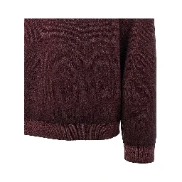 Garment dyed wool crewneck sweater
