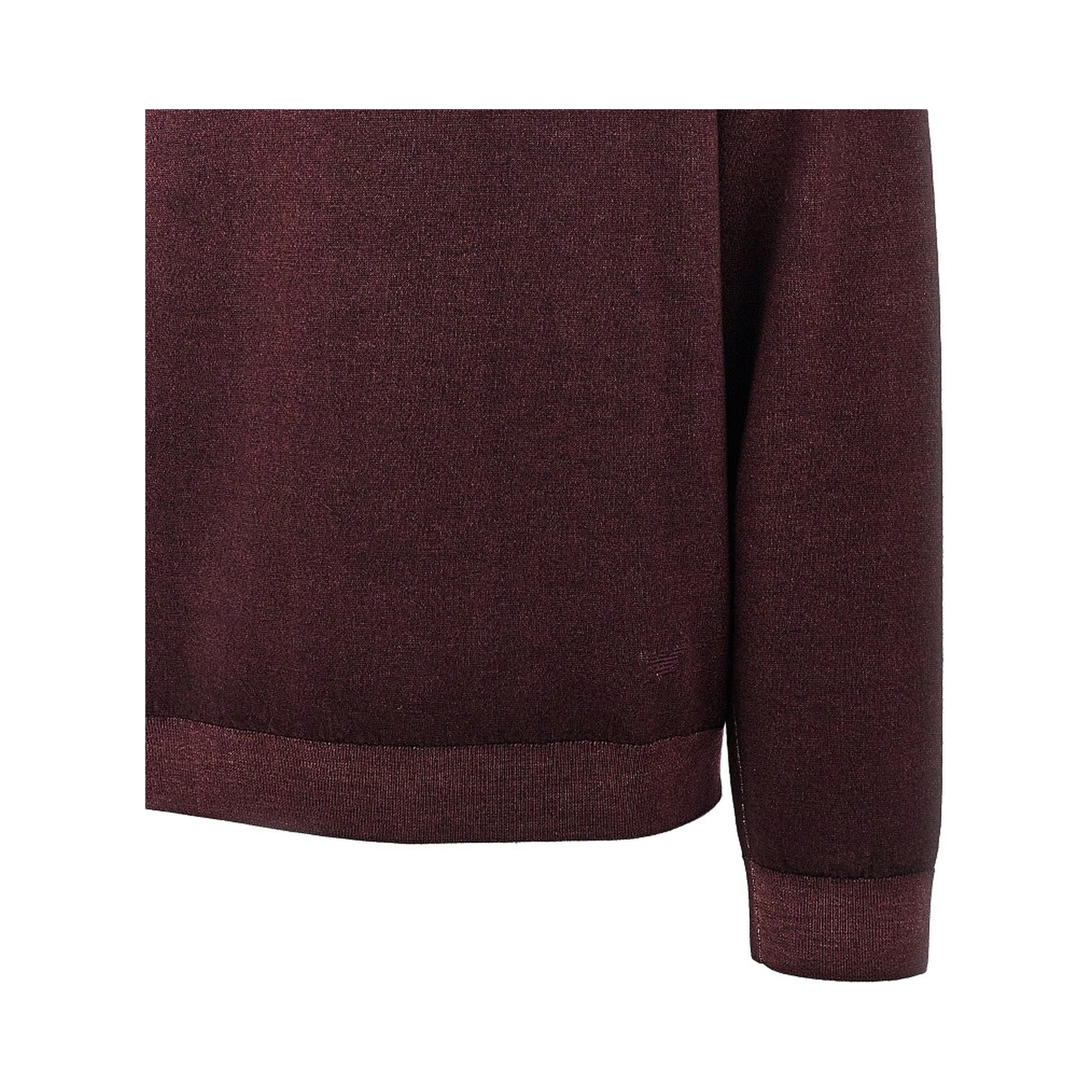 Garment dyed wool crewneck sweater