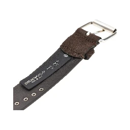 Studded suede leather belt