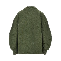 Oversized sweatshirt with moulded hem