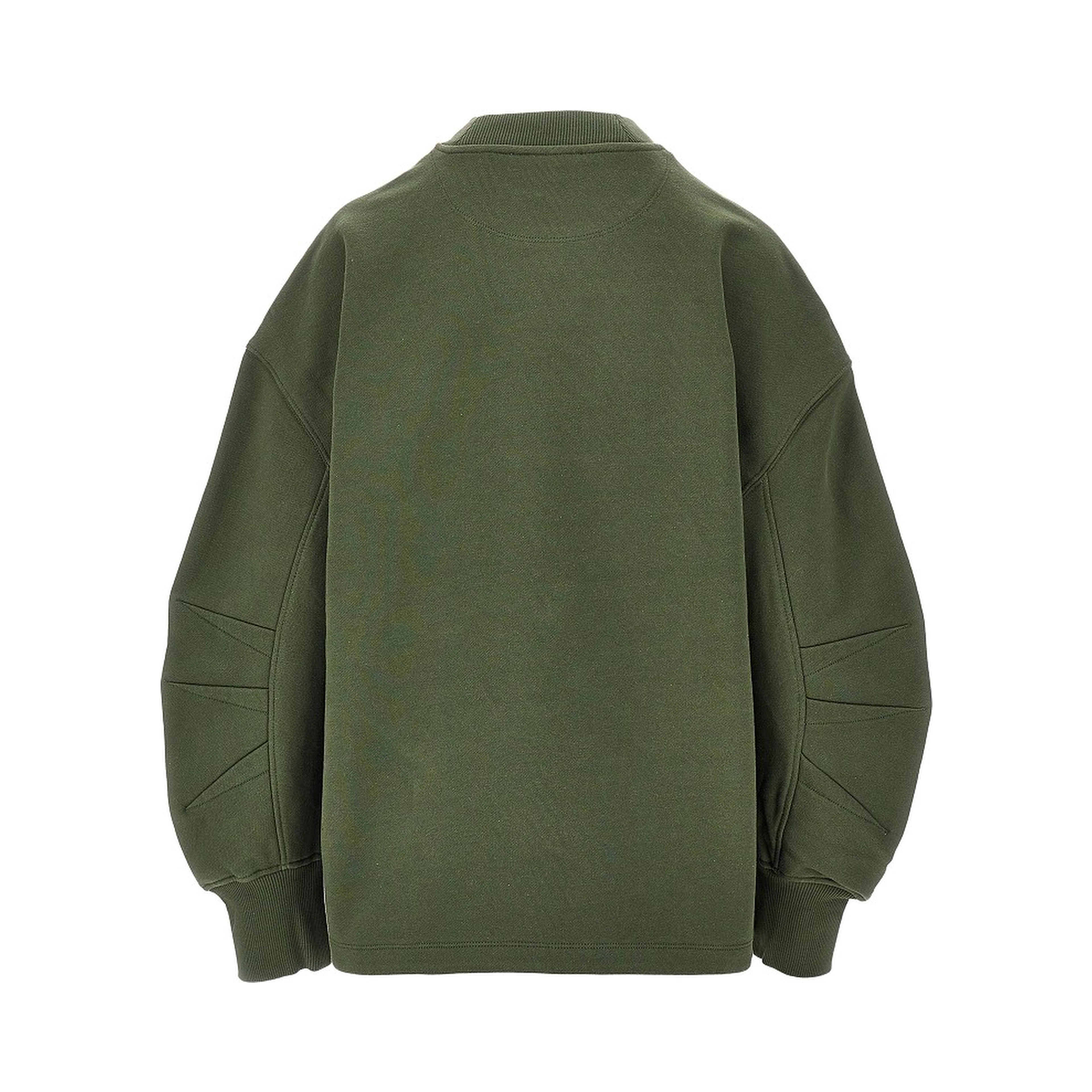 Oversized sweatshirt with moulded hem