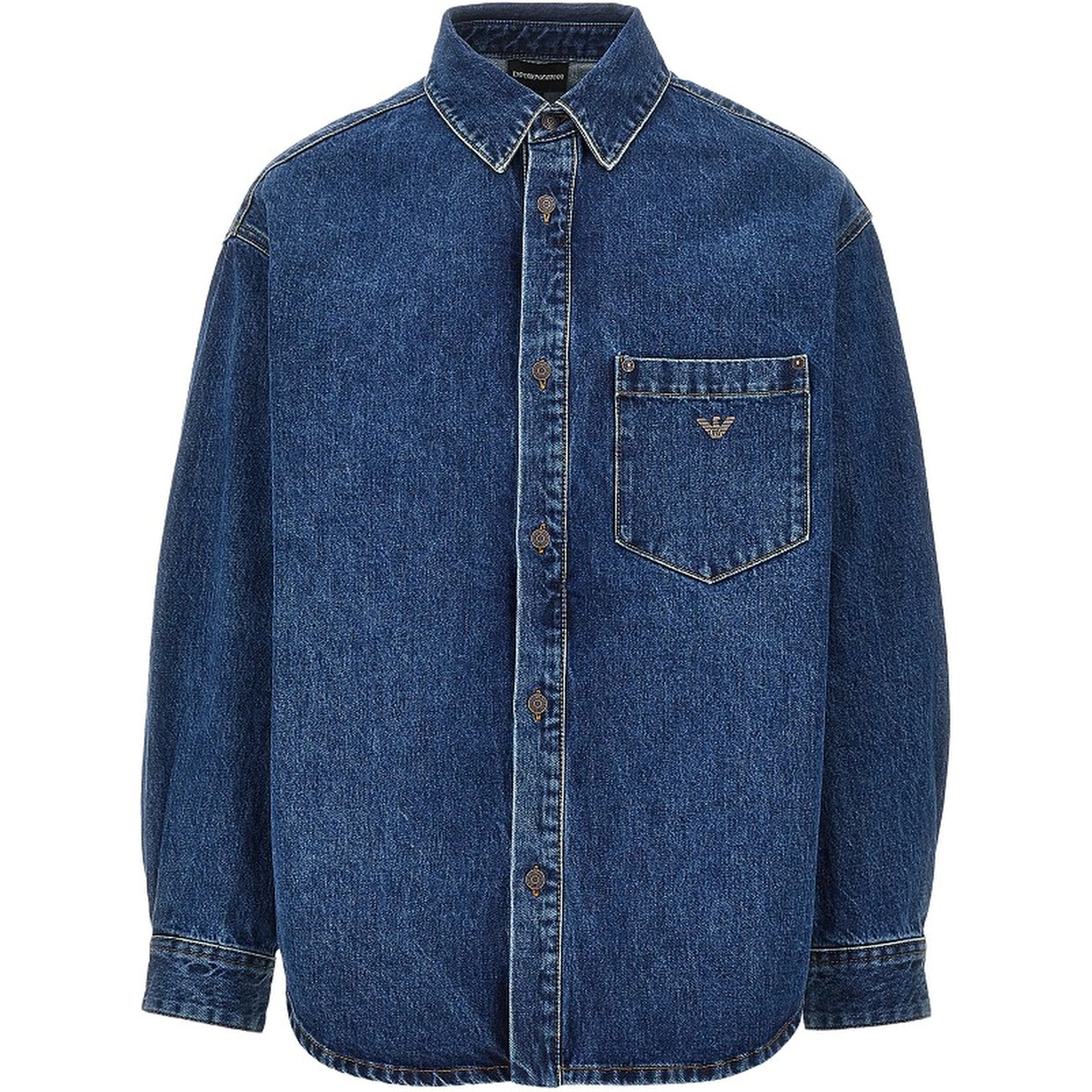 Chest pocket denim shirt
