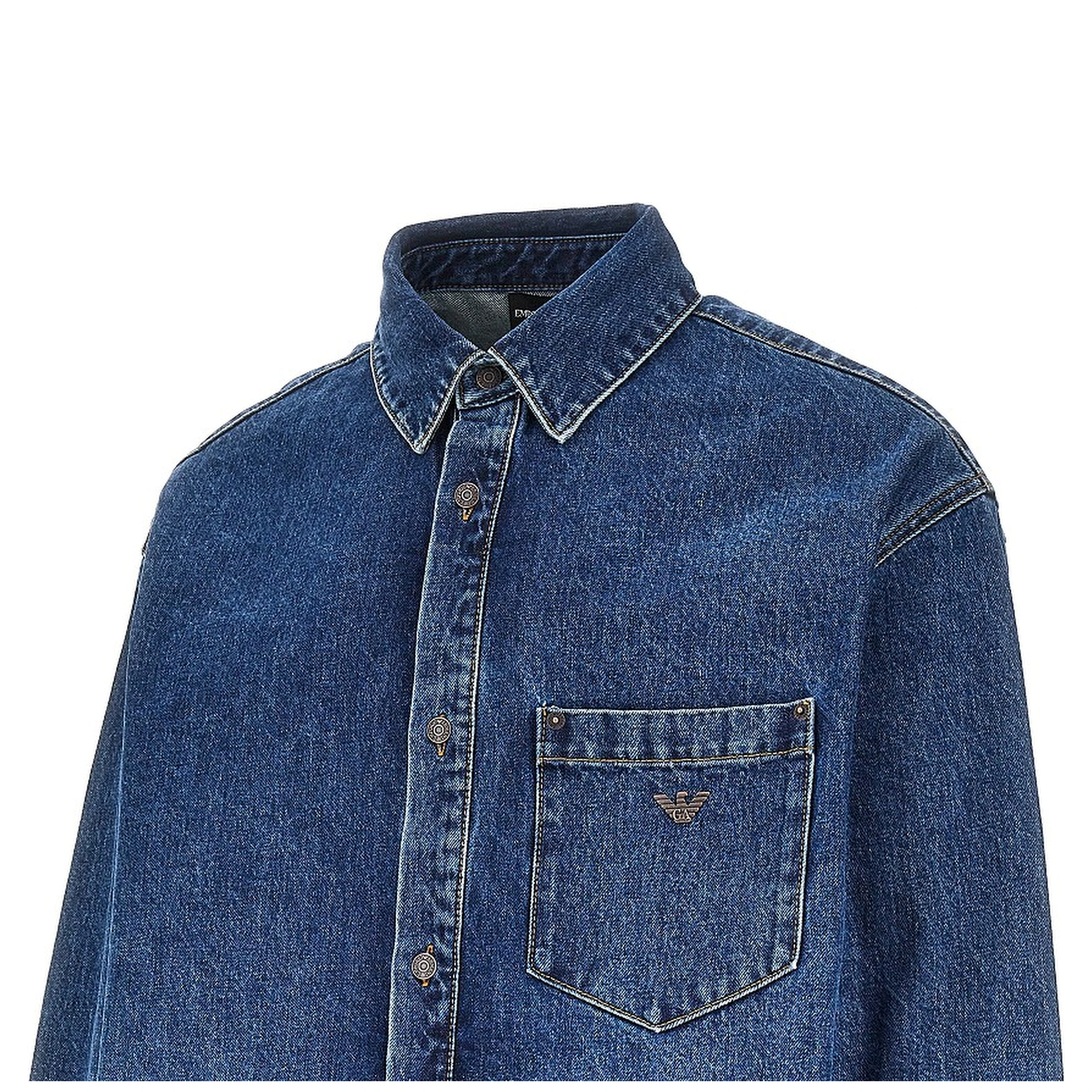 Chest pocket denim shirt