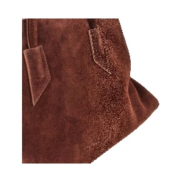 Suede leather medium 'La Passeggiata' bag