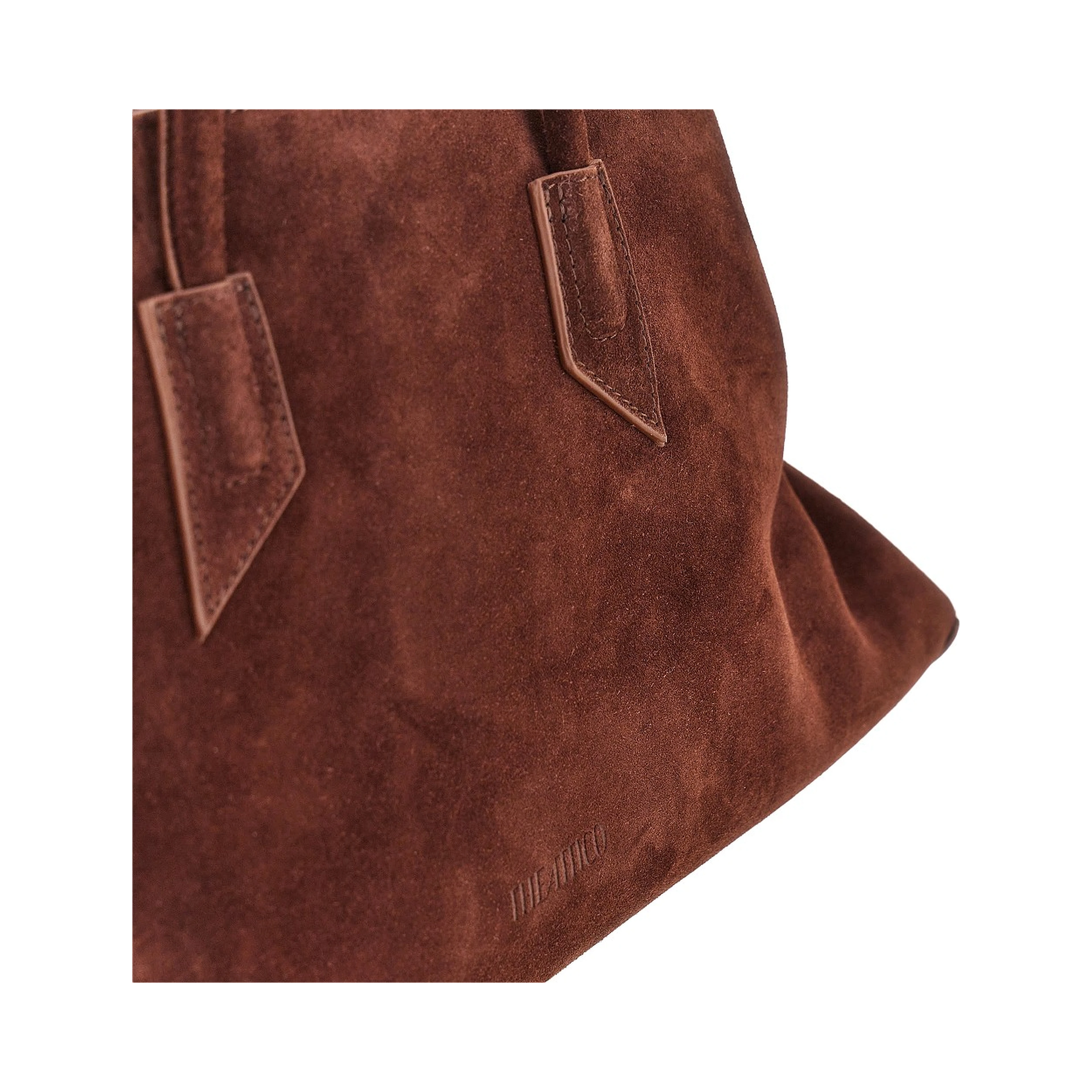 Suede leather medium 'La Passeggiata' bag
