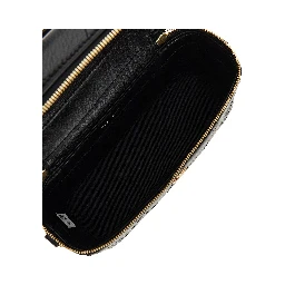 Quilted leather 'Charlie' beauty case bag