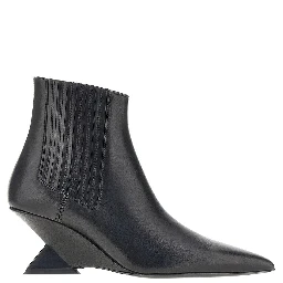 'Cheope' leather ankle boots