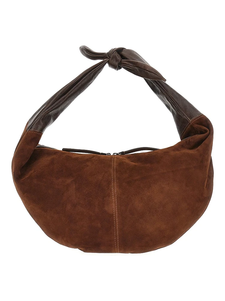 Leather medium 'Adara' bag