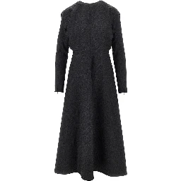 Wool Dolman midi dress