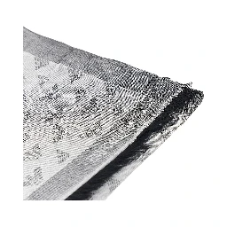 Viscose-blend scarf with Eagle motif