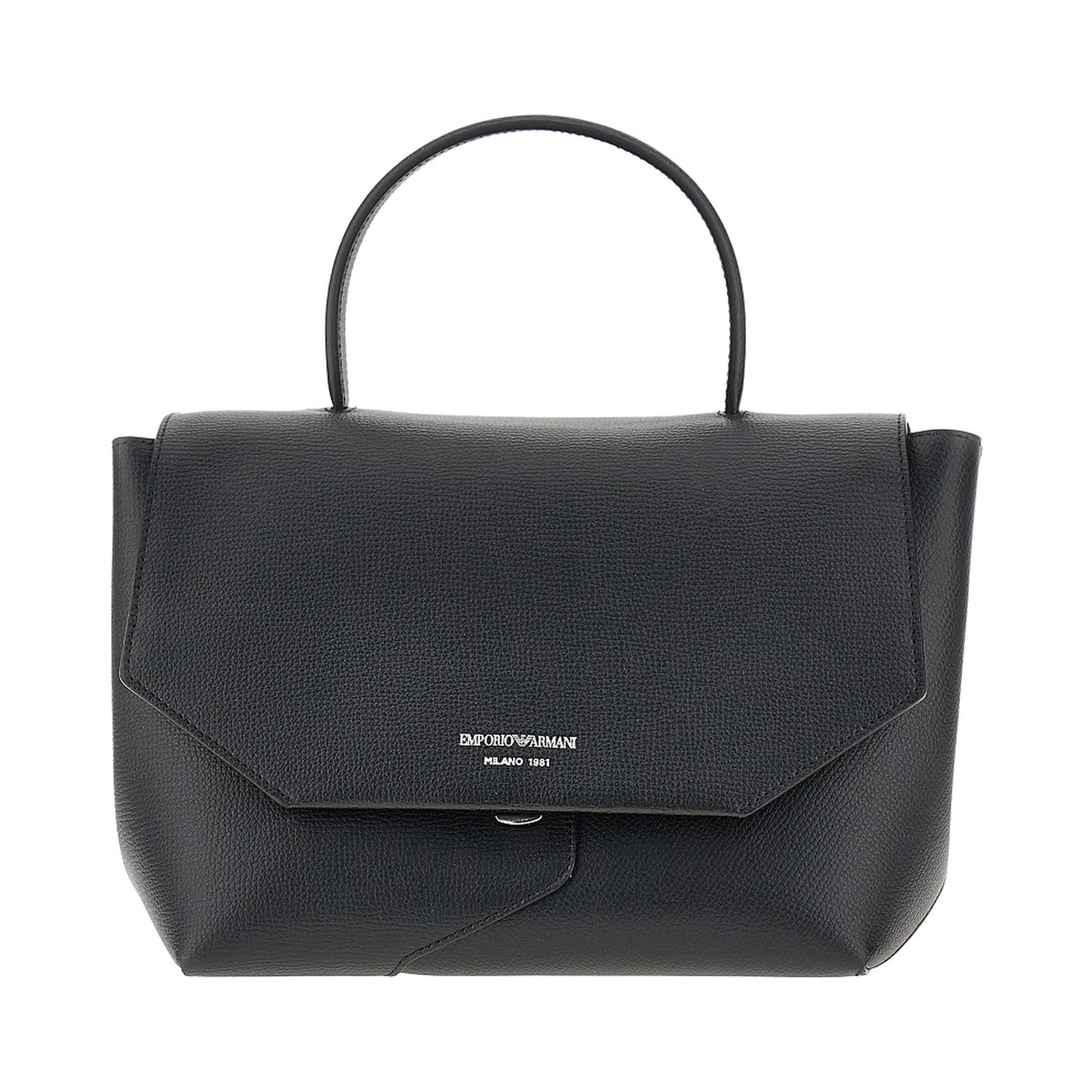 'Emporio Armani 1981' top-handle leather bag