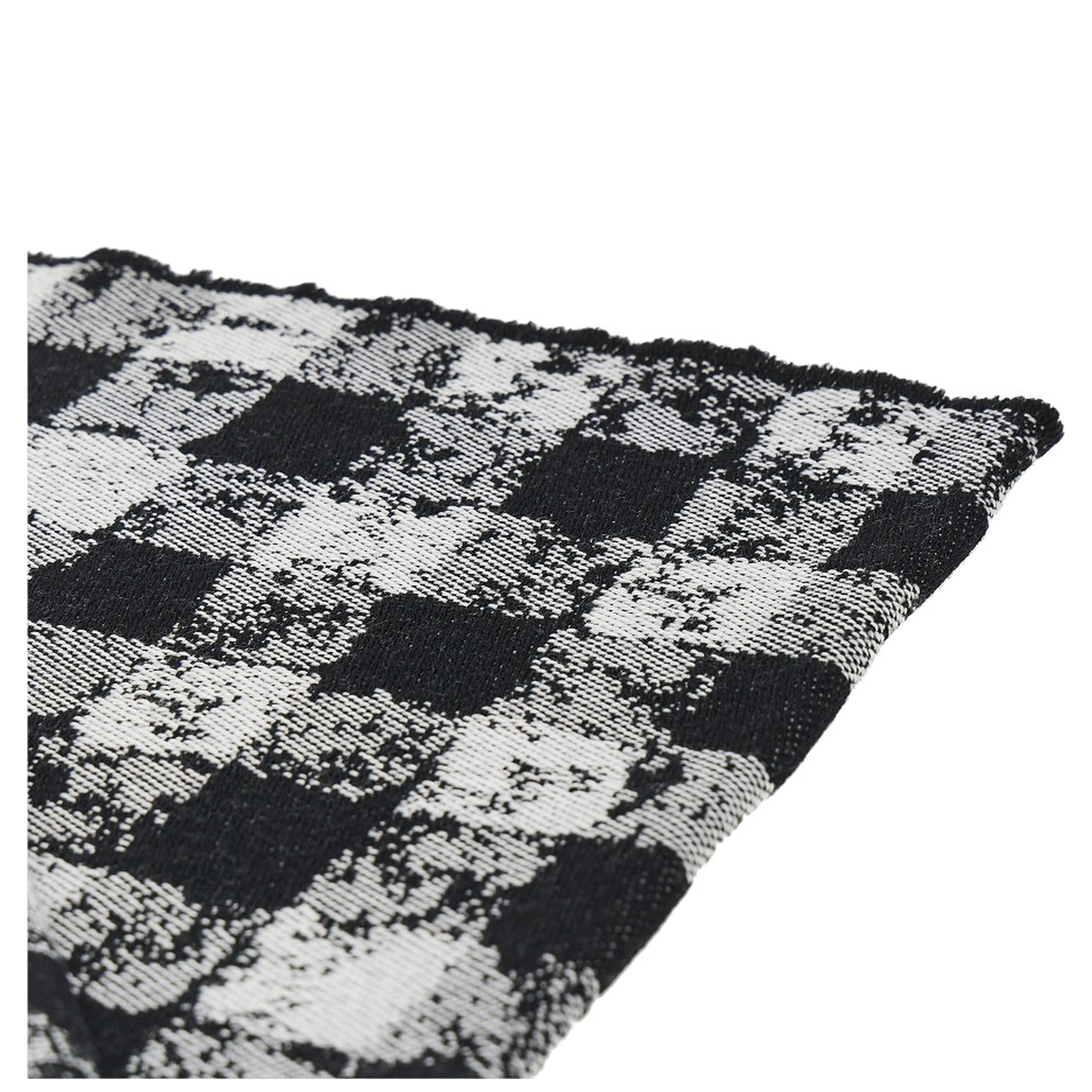 Knitted scarf with Check motif