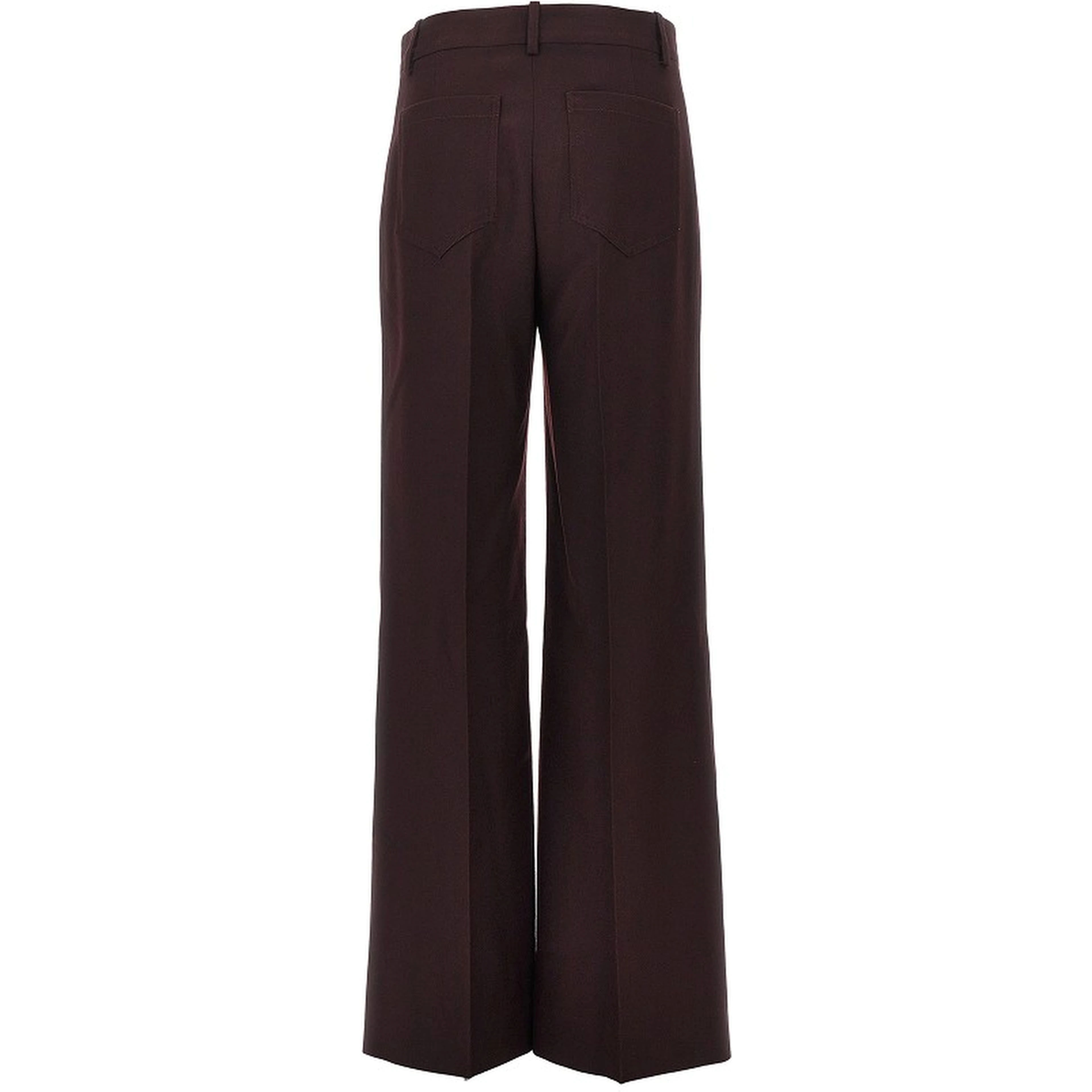 'Alina' wool flannel pants