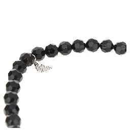 Multifaceted beads long necklace