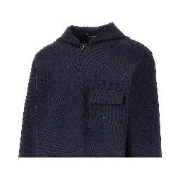Travel Essential piquet jersey hoodie