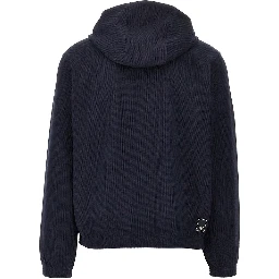 Travel Essential piquet jersey hoodie