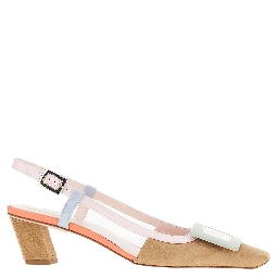 'Belle Vivier' multicoloured slingback pumps