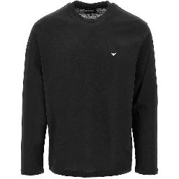 Lyocell and cotton blend T-shirt with logo