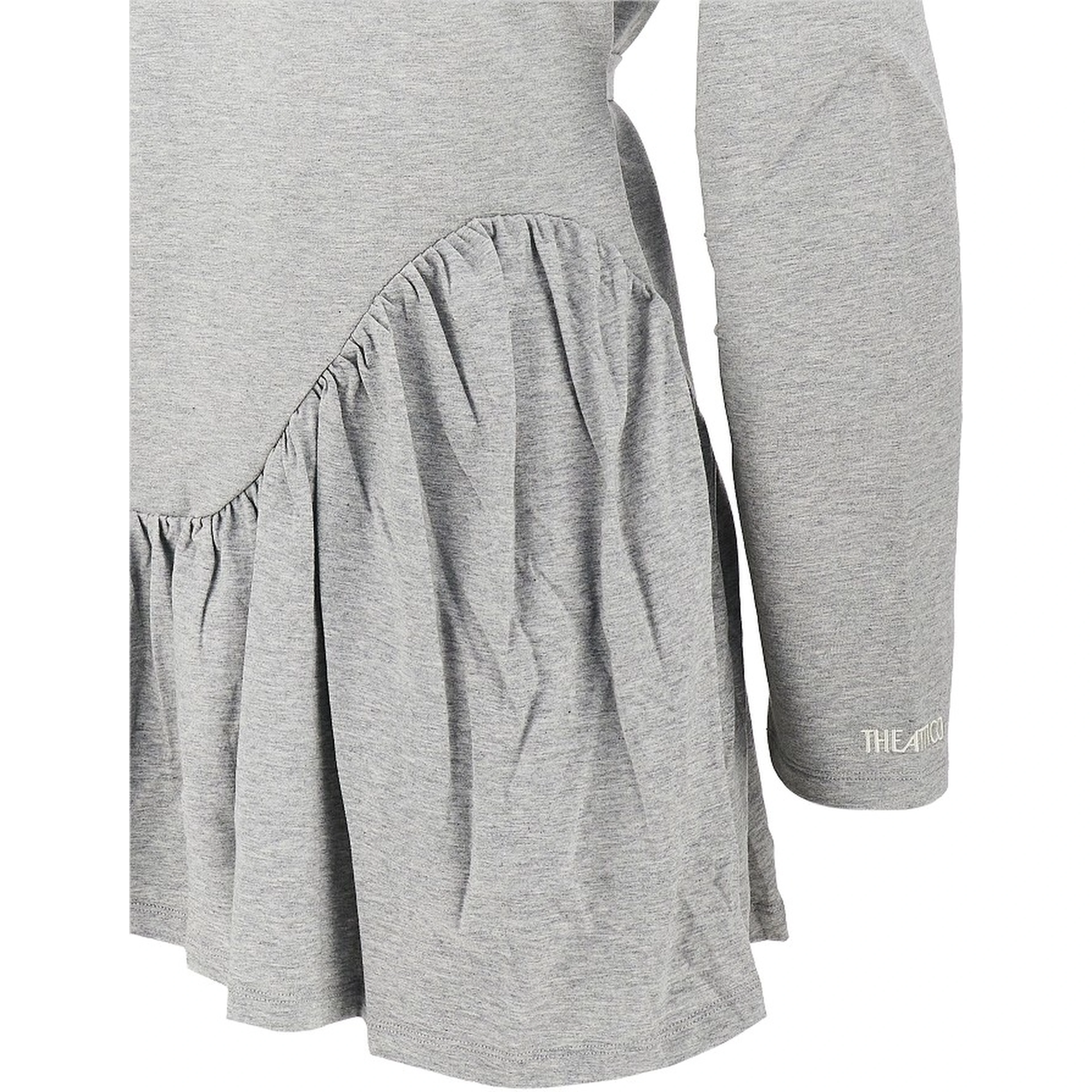 Mélange jersey mini dress