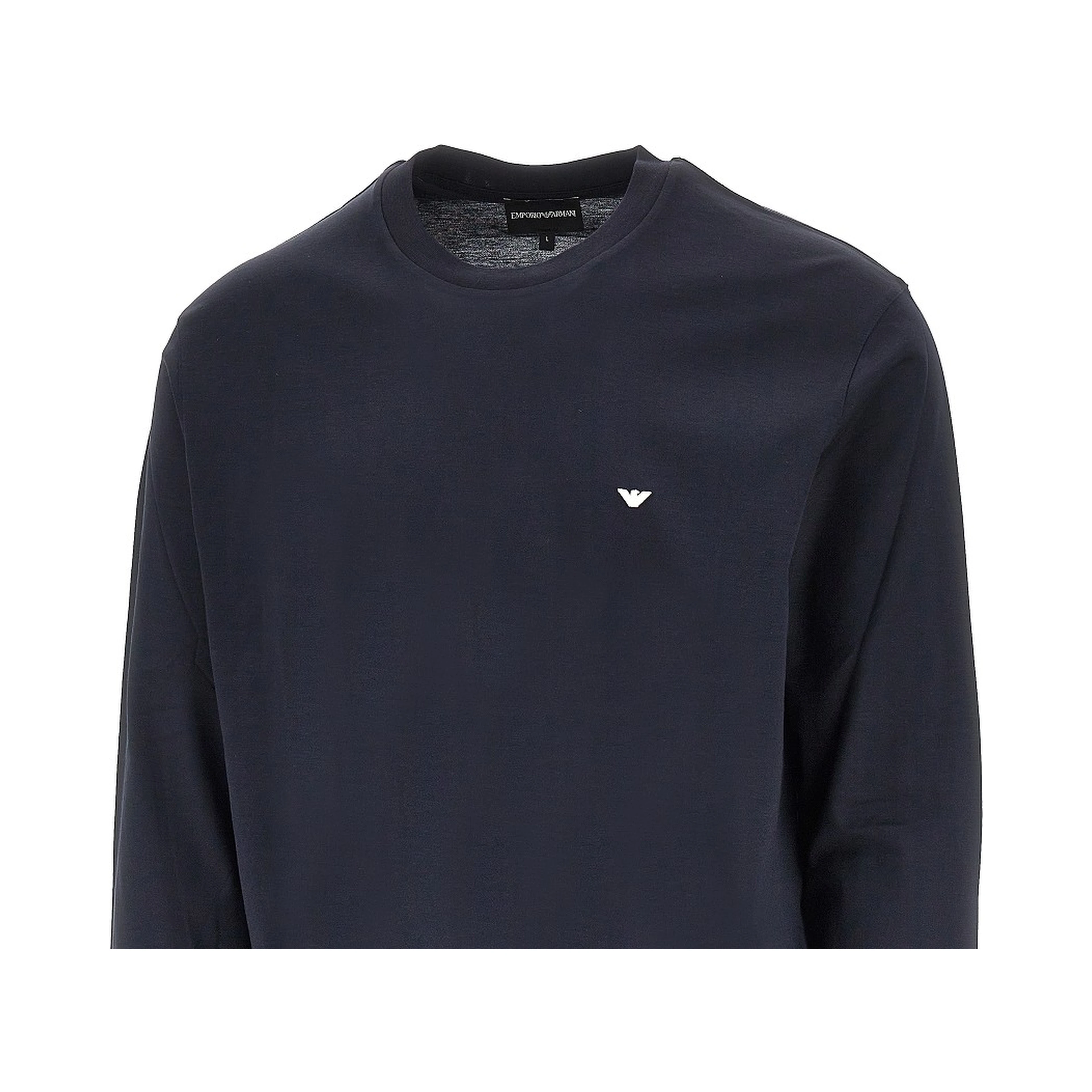 Lyocell and cotton blend T-shirt with logo