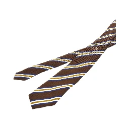 Silk necktie with jacquard motif