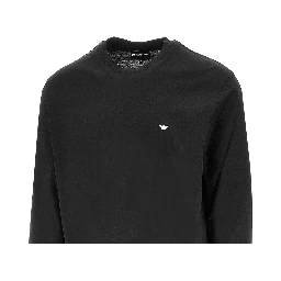 Lyocell and cotton blend T-shirt with logo