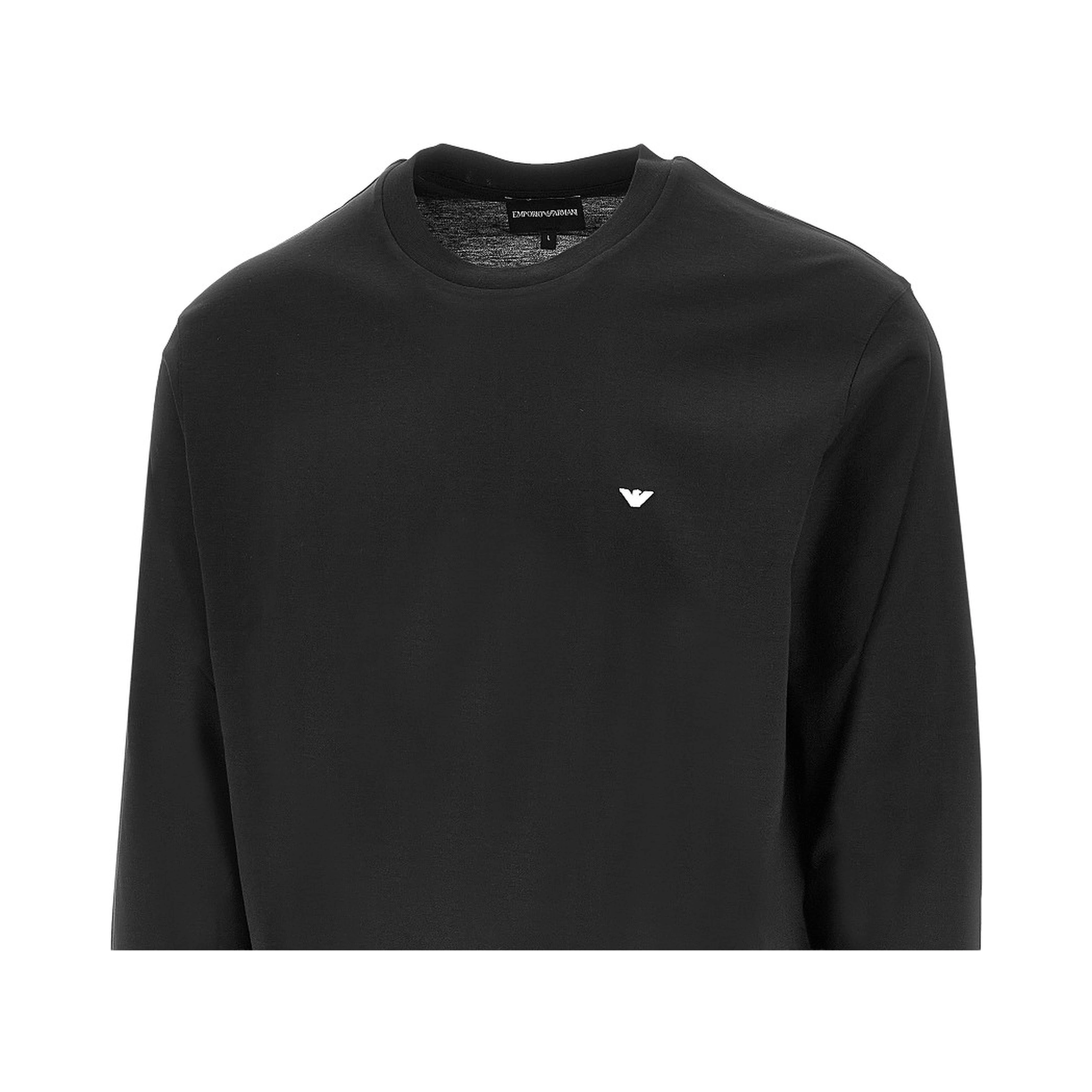 Lyocell and cotton blend T-shirt with logo